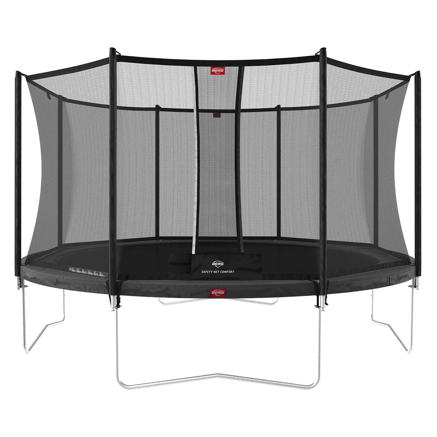BERG Favorit Regular 430 Grey trampoline with Safety Net Comfort